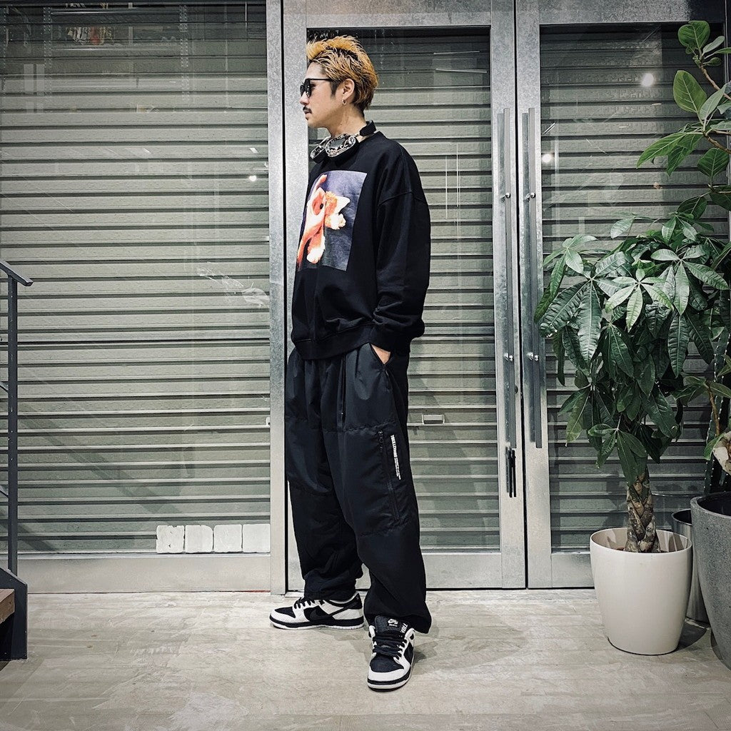 TBKB | HAND SIGN CREW SWEAT #BLACK [ FW24-TBKB10] - cocorozashi