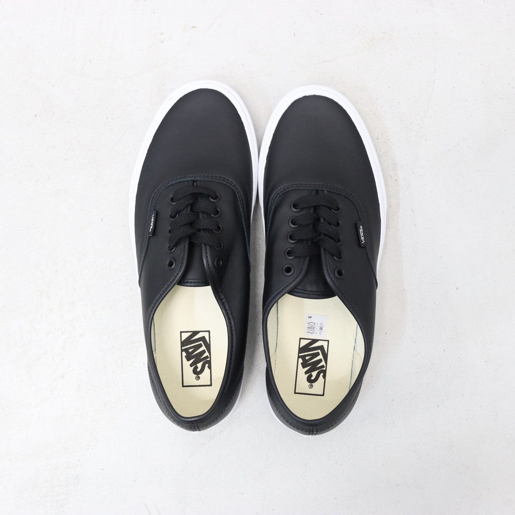 Authentic #LEATHER BLACK/TRUE WHITE [VN000EGABPB]