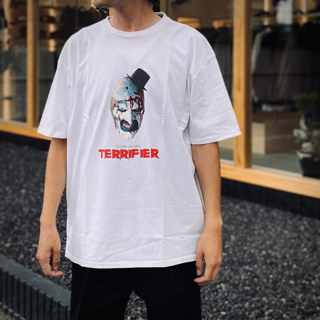 TERRIFIER | 水洗重磅圓領T卹（2種）#白色 [TERRIFIER-WM-WT02]