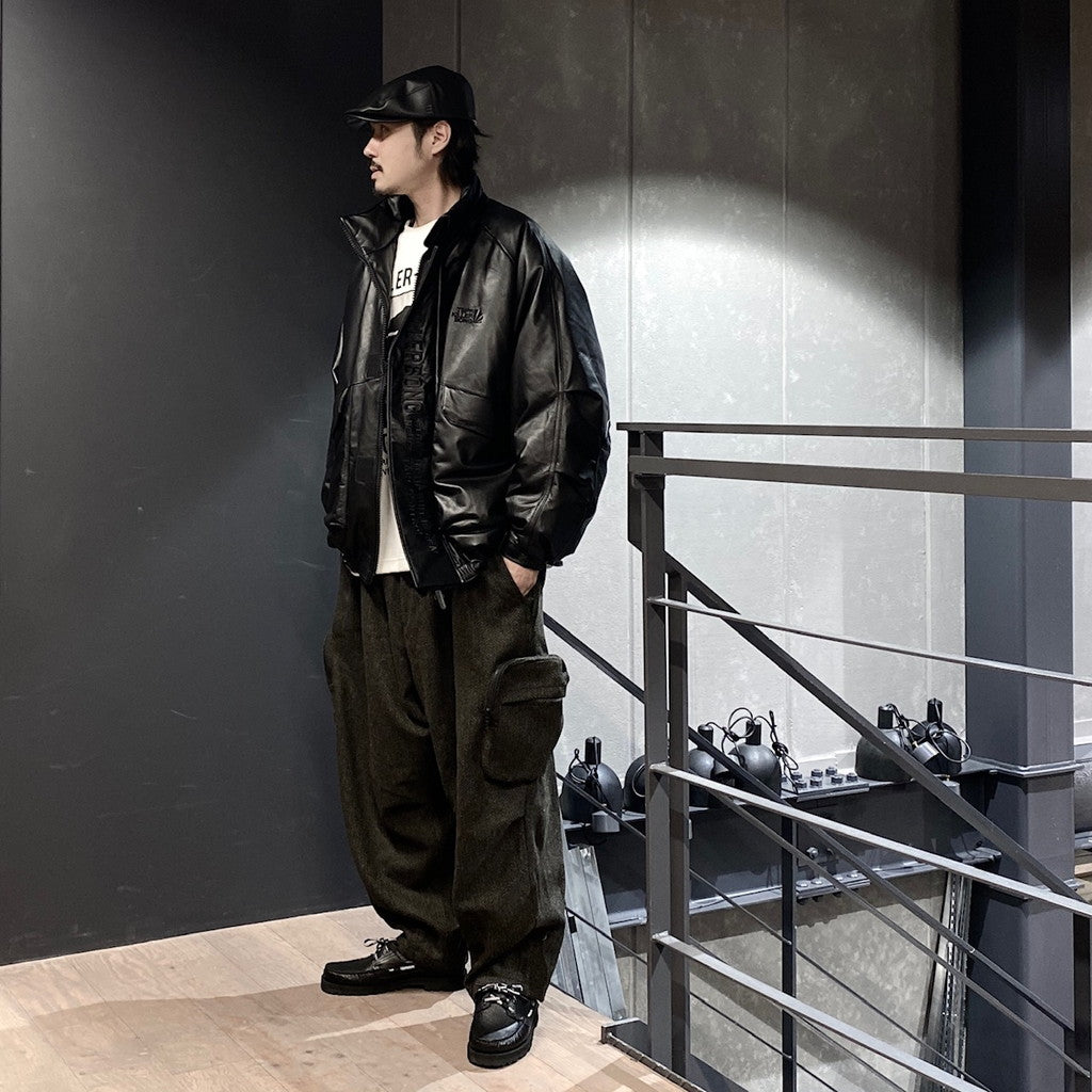 TBKB | SHORT LEATHER MONSTER PARKA #BLACK [FW23-TBKB01] – cocorozashi