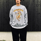 TIM LEHI | CREW NECK SWEAT SHIRT #GRAY [26SS-WMC-SS09]