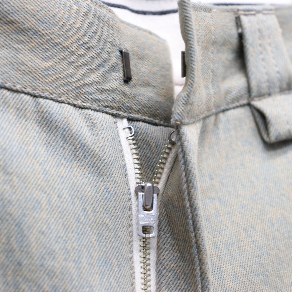 OVERDYE CURVE PANTS #L-INDIGO [AY-1019]