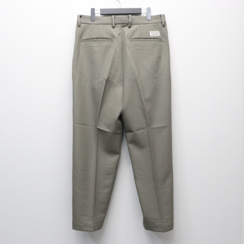 DOUBLE PLEATED CHINO TROUSERS ( TYPE-2 ) #GRAY [25FW-WMP-PT02