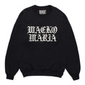 HEAVY WEIGHT CREW NECK SWEAT SHIRT #BLACK [25FW-WMC-SS05]