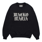 HEAVY WEIGHT CREW NECK SWEAT SHIRT #BLACK [25FW-WMC-SS05]