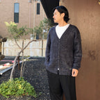MIX MOHAIR CARDIGAN #PURPLE [26FW-WMK-KN04]