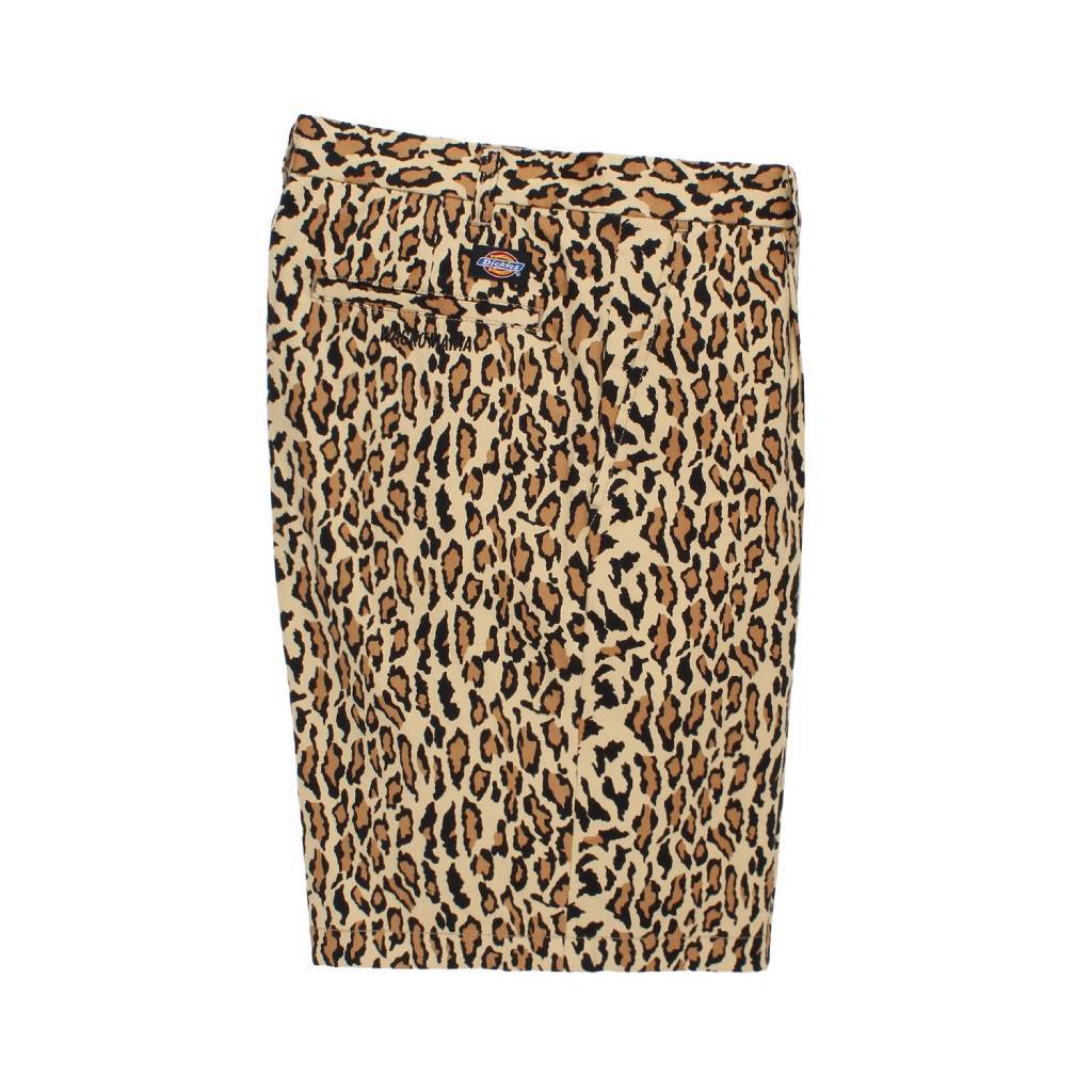 DICKIES | LEOPARD PLEATED SHORT TROUSERS #BEIGE [26SS-WMP-DC03]