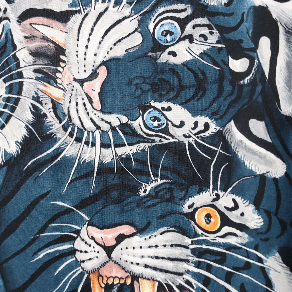 TIM LEHI | HAWAIIAN SHIRT S/S ( TYPE-2 ) #BLUE [26SSE-WMS-HI02
