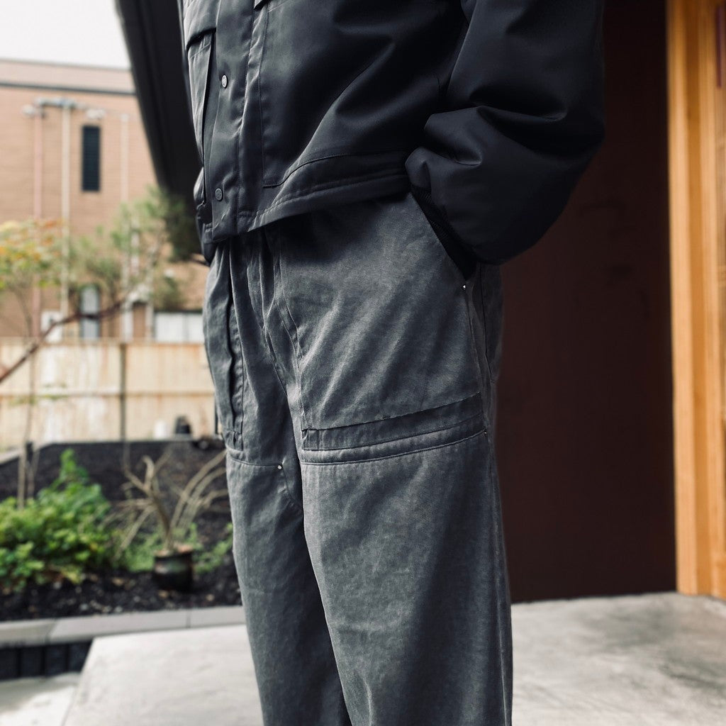GARMENT DYE WORK TROUSER #CHARCOAL [FST03262U0001]