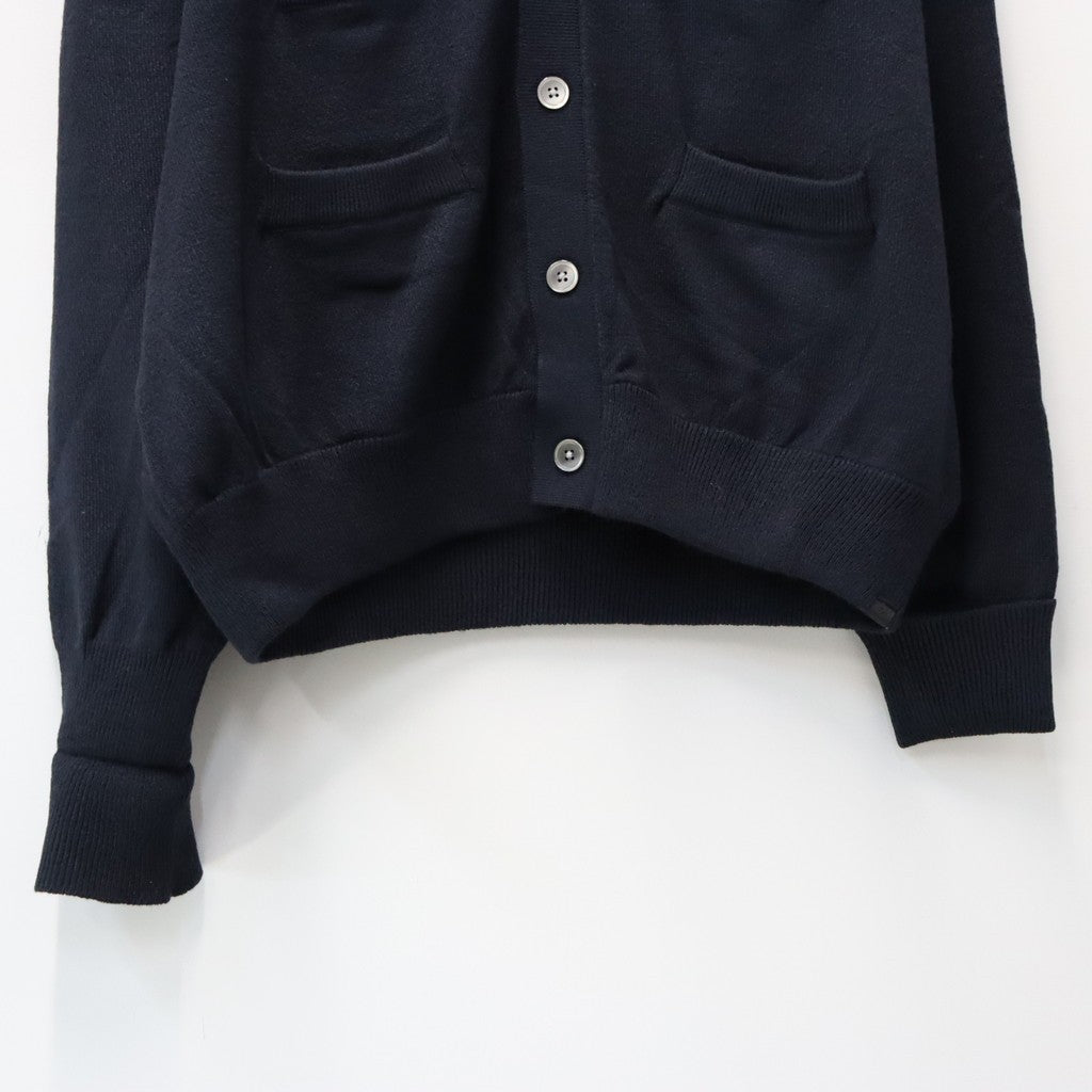 TECH KNIT CARDIGAN Brewed Protein #NAVY [BE-72026W]