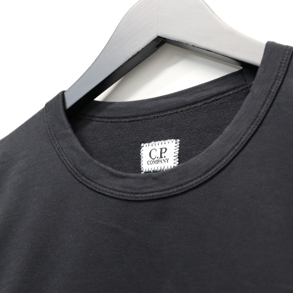 LIGHT FLEECE CREWNECK SWEATSHIRT #BLACK 999 [RCCMSS711A-002246G]