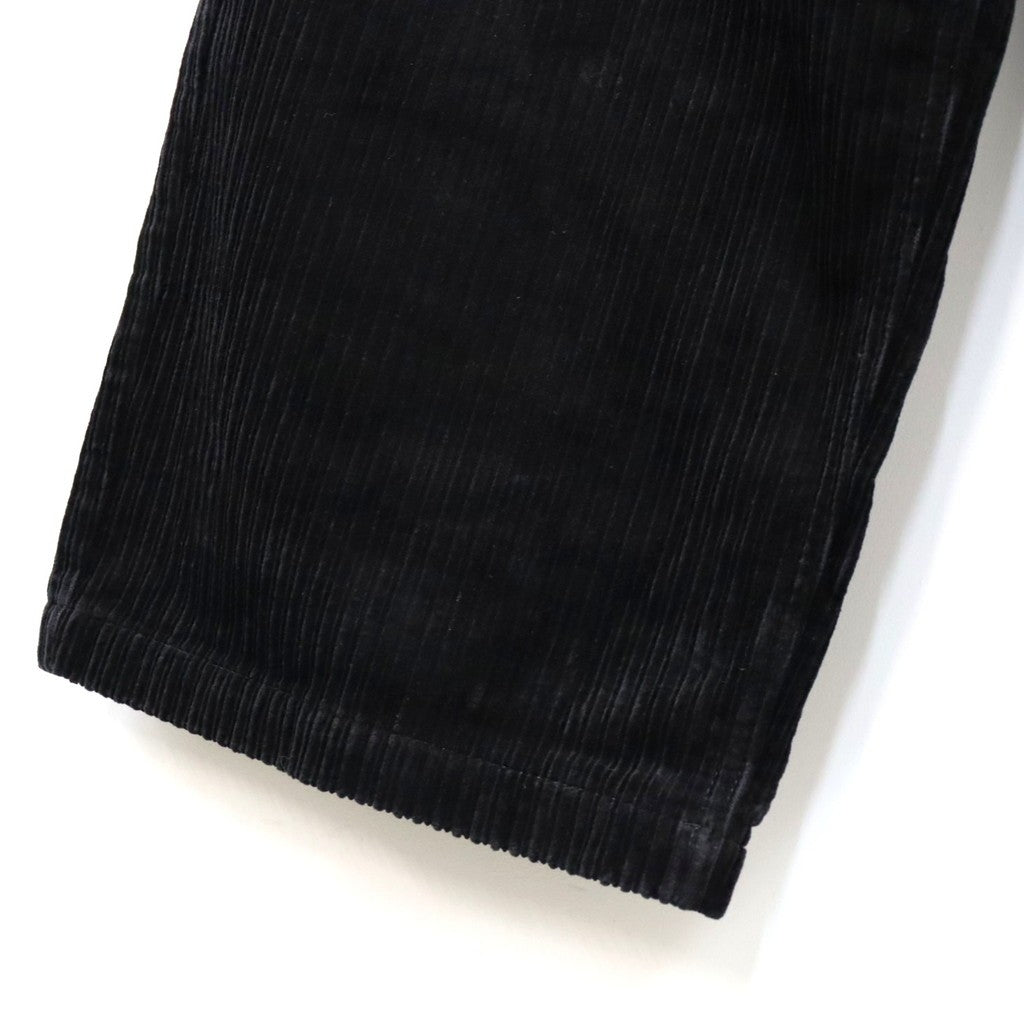 Corduroy Baggy Jeans #Black [SD26F-PT06]
