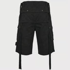 Heavy Cargo Short With Damaged(AGED CANVAS) #BLACK [M-P3-PT10]