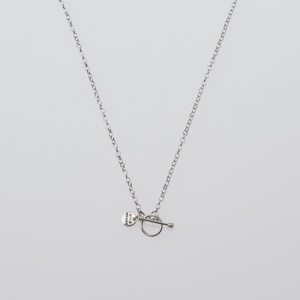 Roud Link Necklace 60cm #SILVER [XON006]