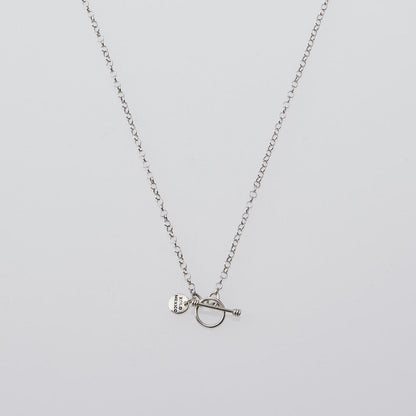 Roud Link Necklace 60cm #SILVER [XON006]