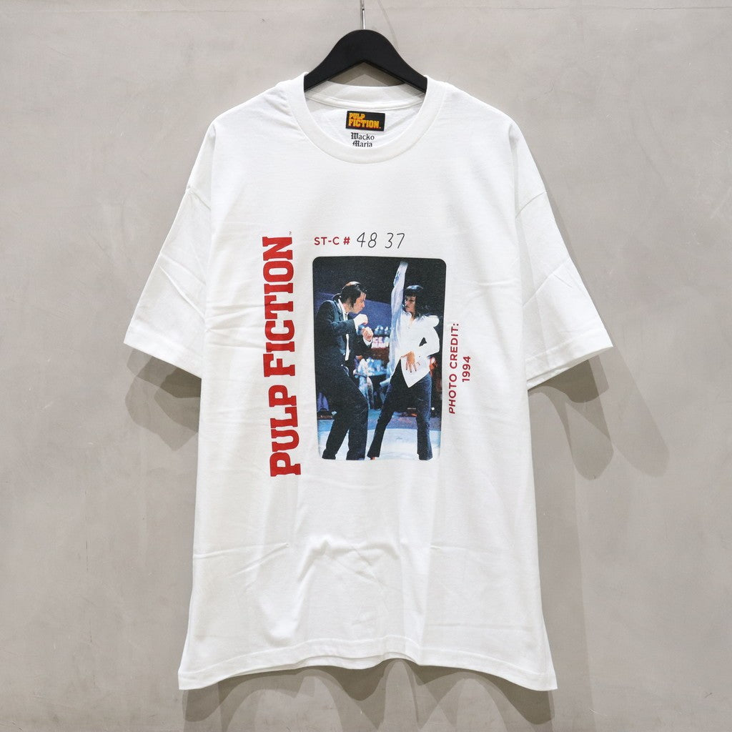 PULP FICTION | CREW NECK T-SHIRT ( TYPE-3 ) #WHITE [PF-WM-TEE05]