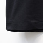 LIGHT FLEECE SHORT SLEEVE SWEATSHIRT #BLACK 999 [20CMSS034A-002246G]