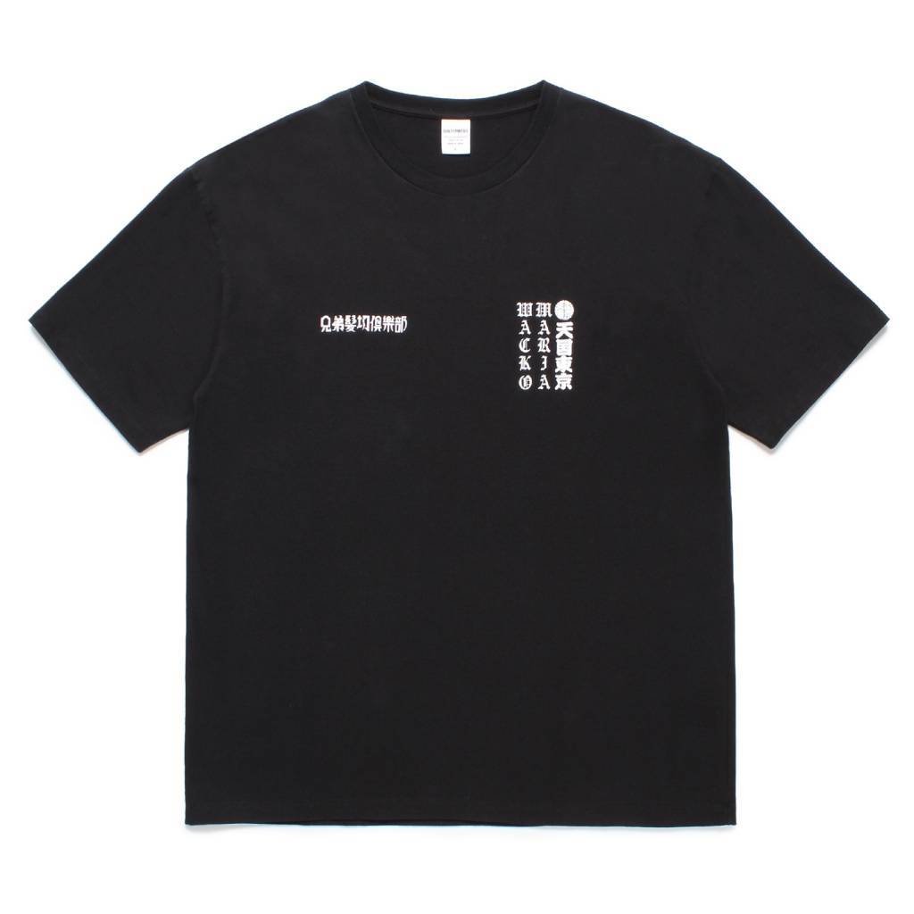 MR BROTHERS CUT CLUB | WASHED HEAVY WEIGHT CREW NECK T-SHIRT #BLACK [MBCC-WM-WT05]