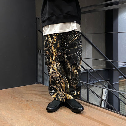 3 LAYER BALLOON PANTS #WIRE CAMO [FW24-B02]