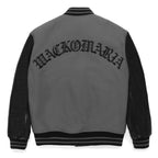 LEATHER VARSITY JACKET -B- (TYPE-2) #GRAY [24FW-WMO-BL16]