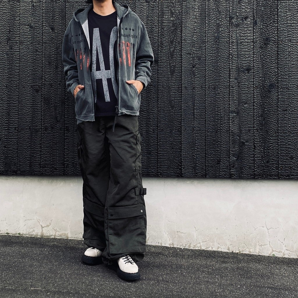 Twist Nylon Cargo Pants (HEAVY NYLON TWILL) #OLIVE [M-P4-PT10]