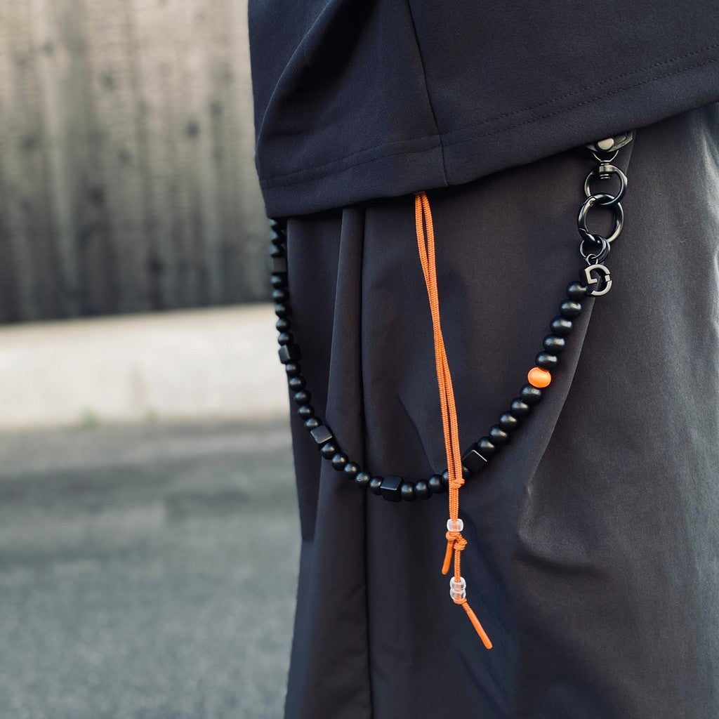R1C Beaded Trousers Chain #Black [GOOPI-26AW-SEP-04]