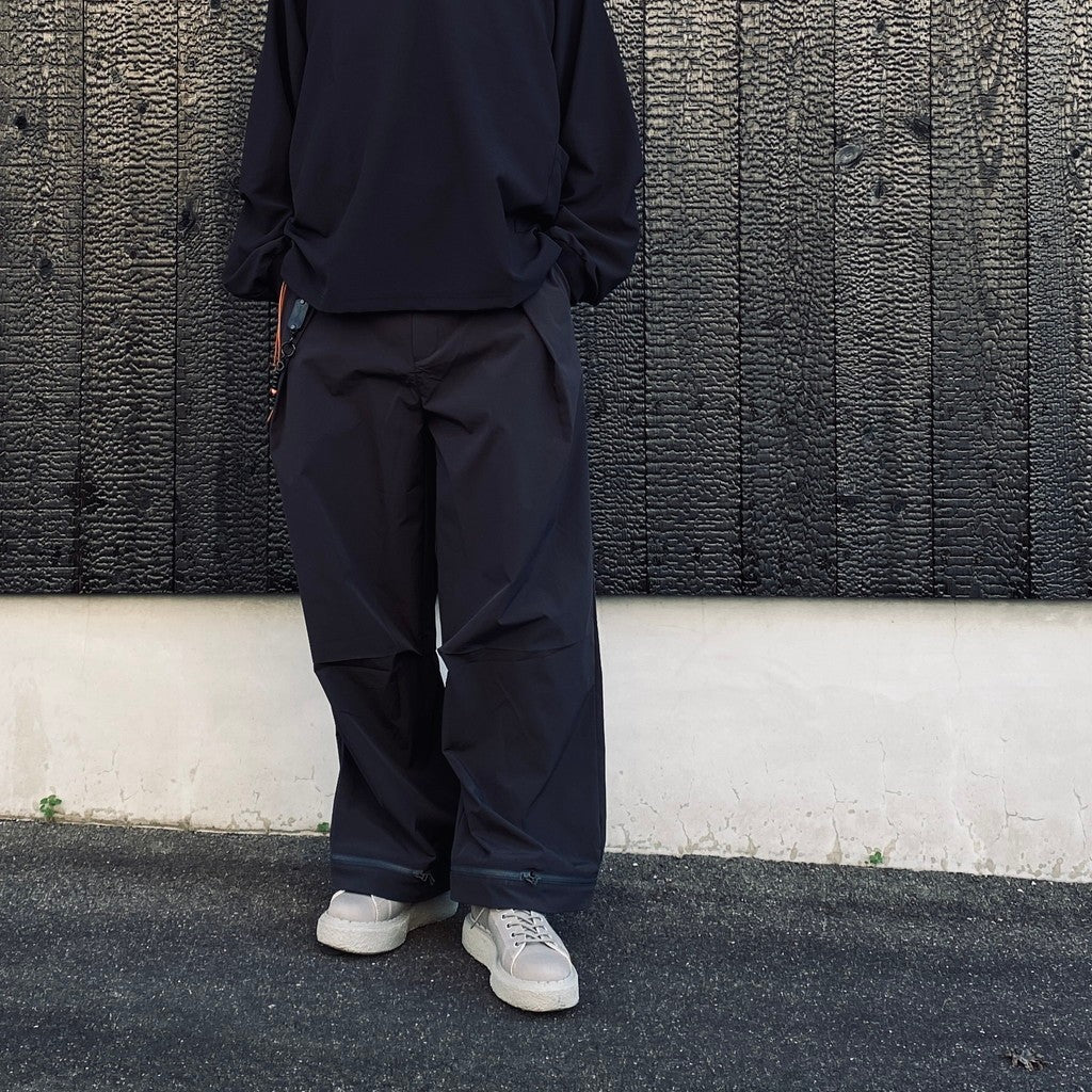 WX-P1 Zip-Extentsion Wide Trousers #D-Gray [GOOPI-26SS-MAY-01]