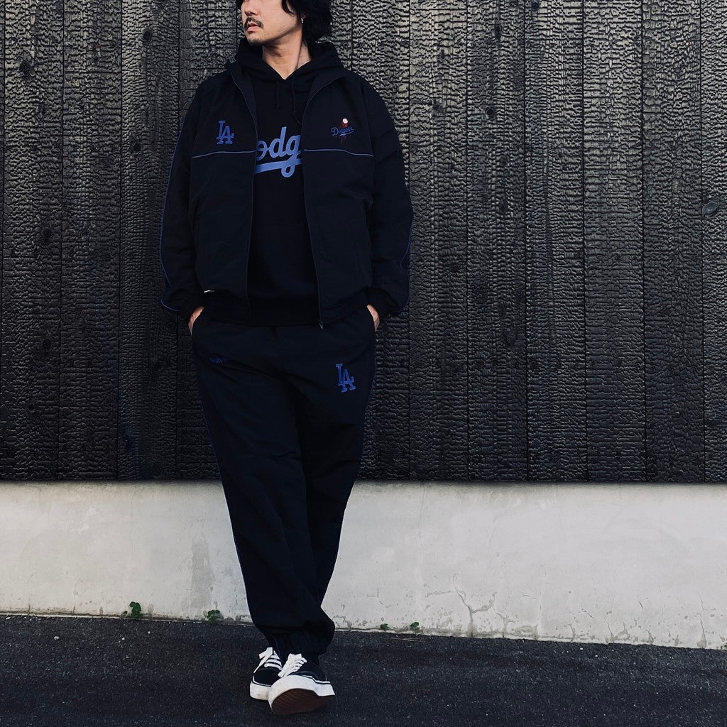 MLB | LA | HEAVY WEIGHT PULLOVER HOODED SWEAT SHIRT ( TYPE-2 ) #BLACK [MLB-WM-SS02]