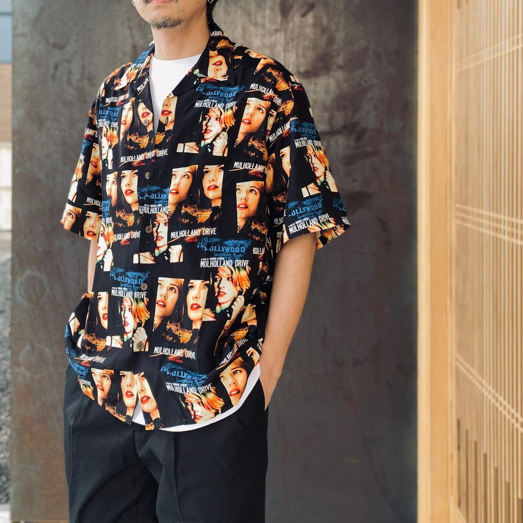 MULHOLLAND DRIVE | S/S HAWAIIAN SHIRT ( TYPE-1 ) #BLACK [MD-WM-HI01]