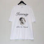 ELLEN VON UNWERTH | WASHED HEAVY WEIGHT CREW NECK T-SHIRT ( TYPE-1 ) #WHITE [EVU-WM-WT01]