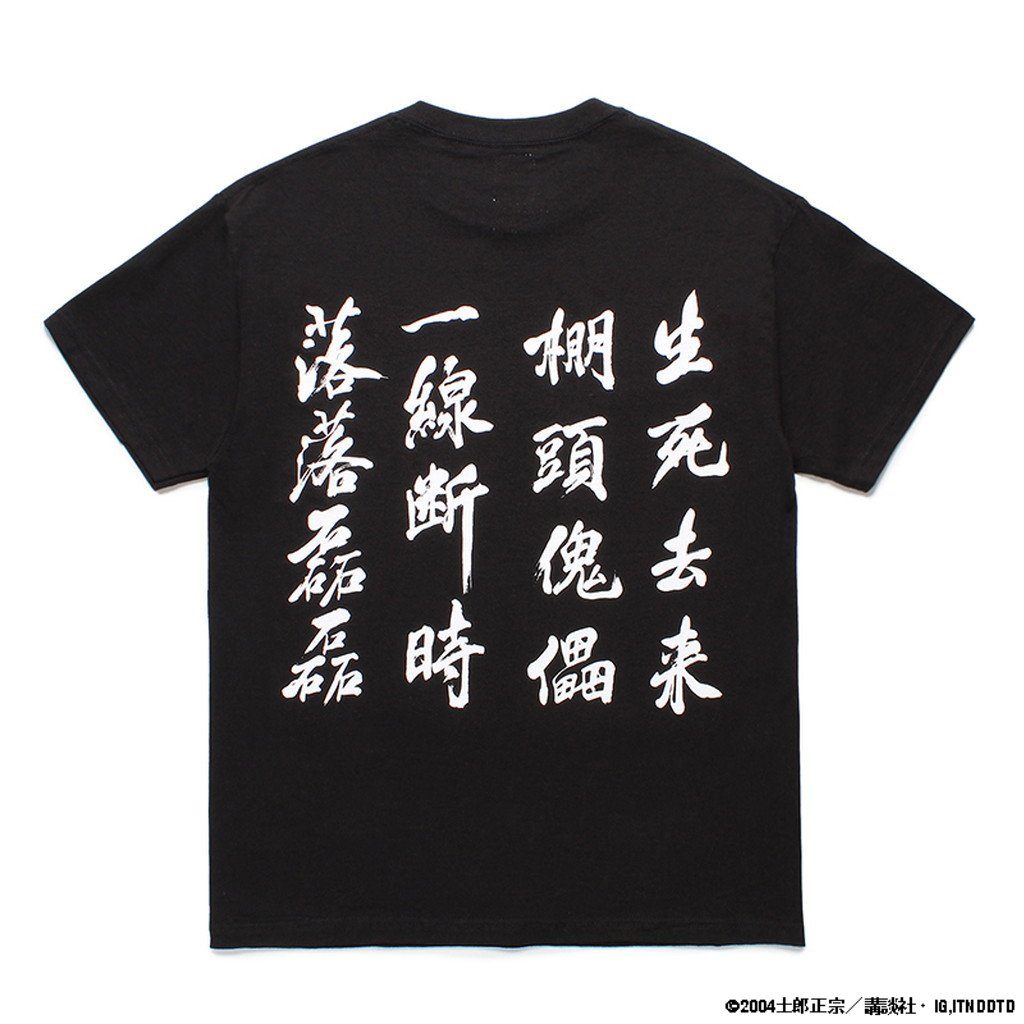 GHOST IN THE SHELL 2 INNOCENCE | 攻殻機動隊 | CREW NECK T-SHIRT -TYPE 3- #BLACK [INNOCENCE-WM-TEE03]