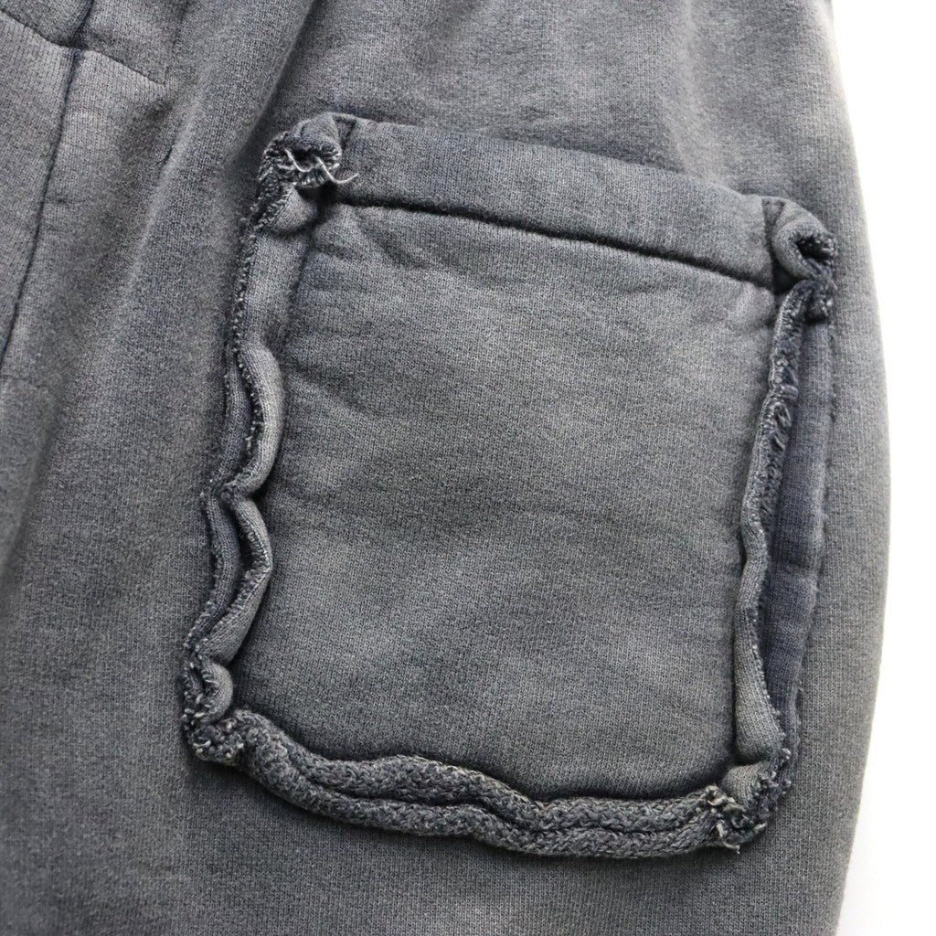 WEATHERED SWEAT PANTS - BLACK #BLACK [BWU-WSPB]