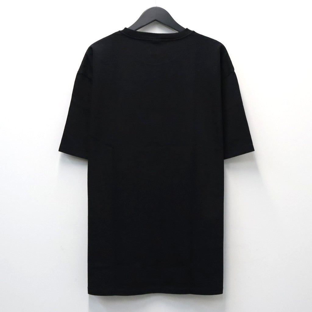 WASHED HEAVY WEIGHT CREW NECK T-SHIRT ( TYPE-5 ) #BLACK/GREEN [26FWE-WMT-WT05]