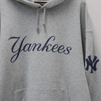 MLB | NY | HEAVY WEIGHT PULLOVER HOODED SWEAT SHIRT ( TYPE-1 ) #GRAY [MLB-WM-SS01]