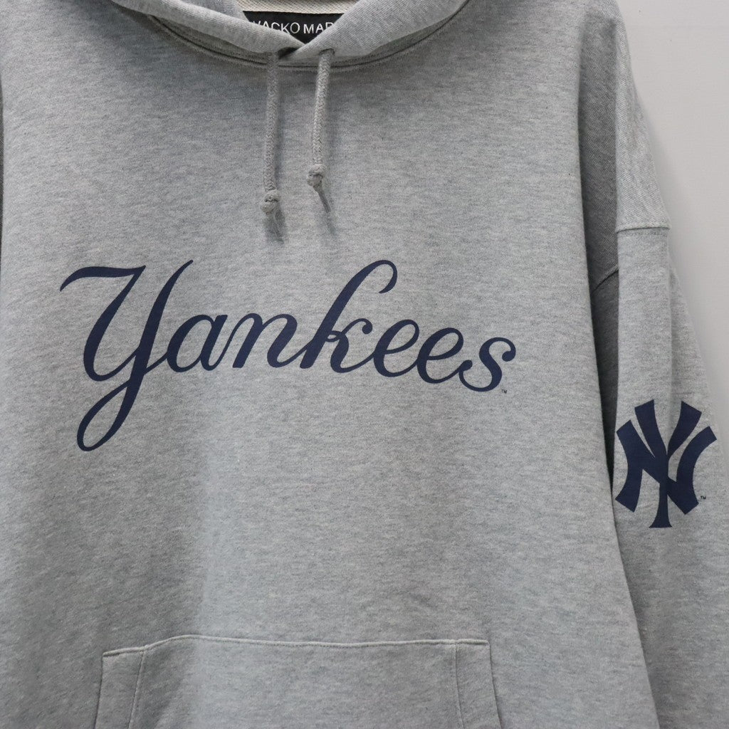 MLB | NY | HEAVY WEIGHT PULLOVER HOODED SWEAT SHIRT ( TYPE-1 ) #GRAY [MLB-WM-SS01]
