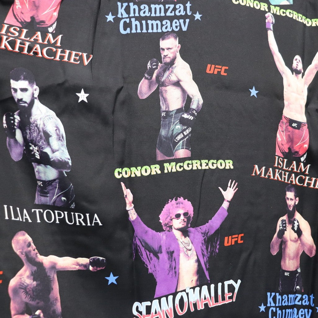 UFC | S/S HAWAIIAN SHIRT ( TYPE-1 ) #BLACK [UFC-WM-HI01]