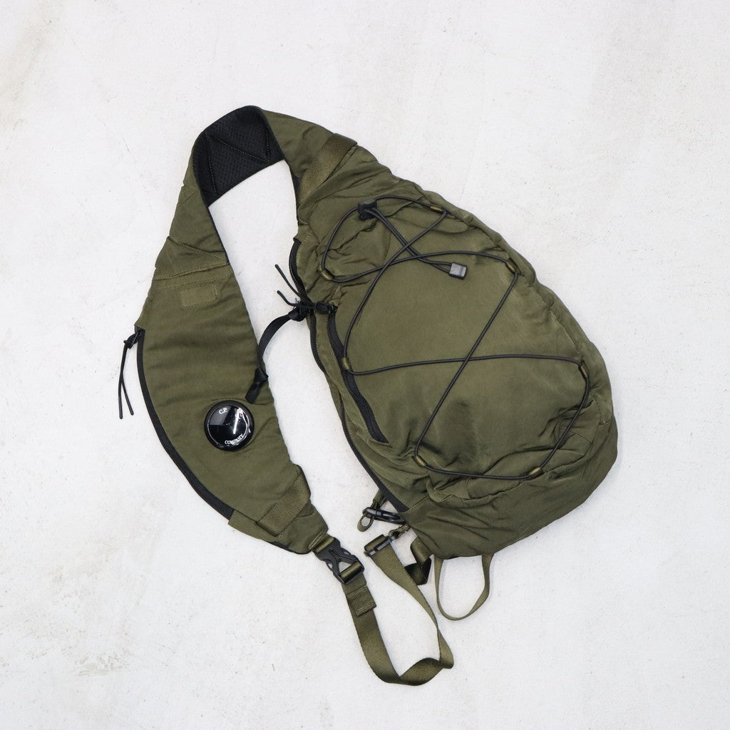 NYLON B CROSSBODY BACKPACK #IVY GREEN 683 [RCCMAC735A]