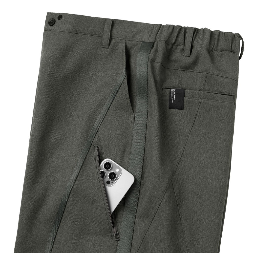 "RDA-01P" - 都市遊牧科技西裝褲 #灰色 [GOOPI-25SS-FEB-02]