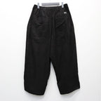 麂皮寬鬆褲 #黑色 [FW25-B12]