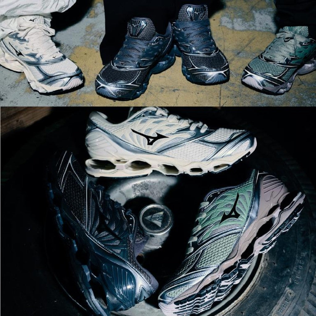 WAVE PROPHECY LS #銀色/卡其色 [D1GA2511]