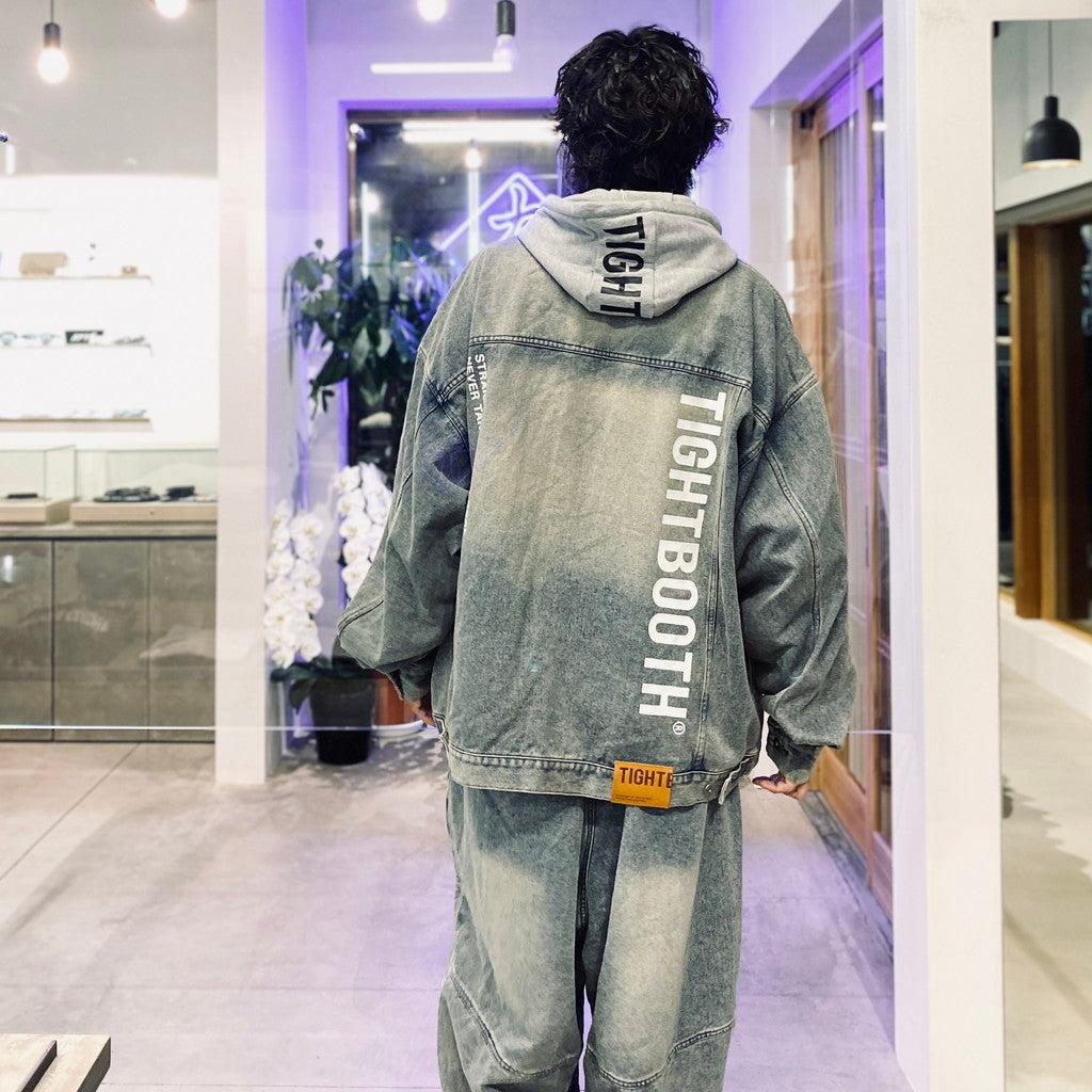 HOODED LOGO SWEAT #Grey [FW25-SW02]