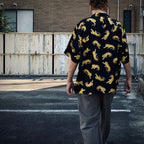 HAWAIIAN SHIRT S/S (TYPE-8) #BLACK [25SS-WMS-HI08]