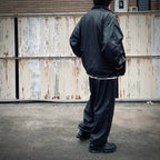 TECH SYNTHETIC SKIN WINDBREAKER PANTS #BLACK [BP-40025W]