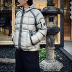D.D. SHELL HOODED DOWN JACKET #936 FLINT GREY [21CMOW702A -26FWM]