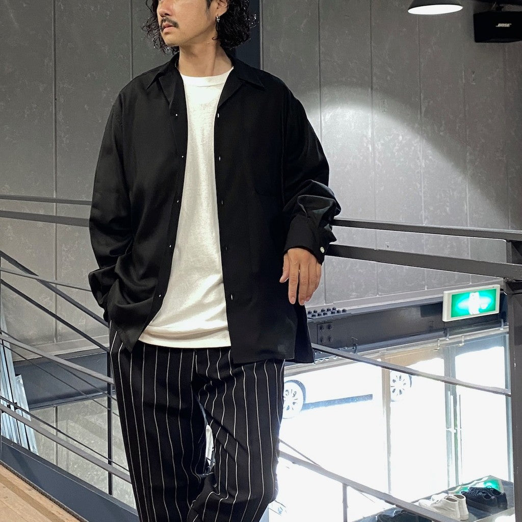 50'S SHIRT L/S ( TYPE-1 ) #BLACK [24FW-WMS-OC10]