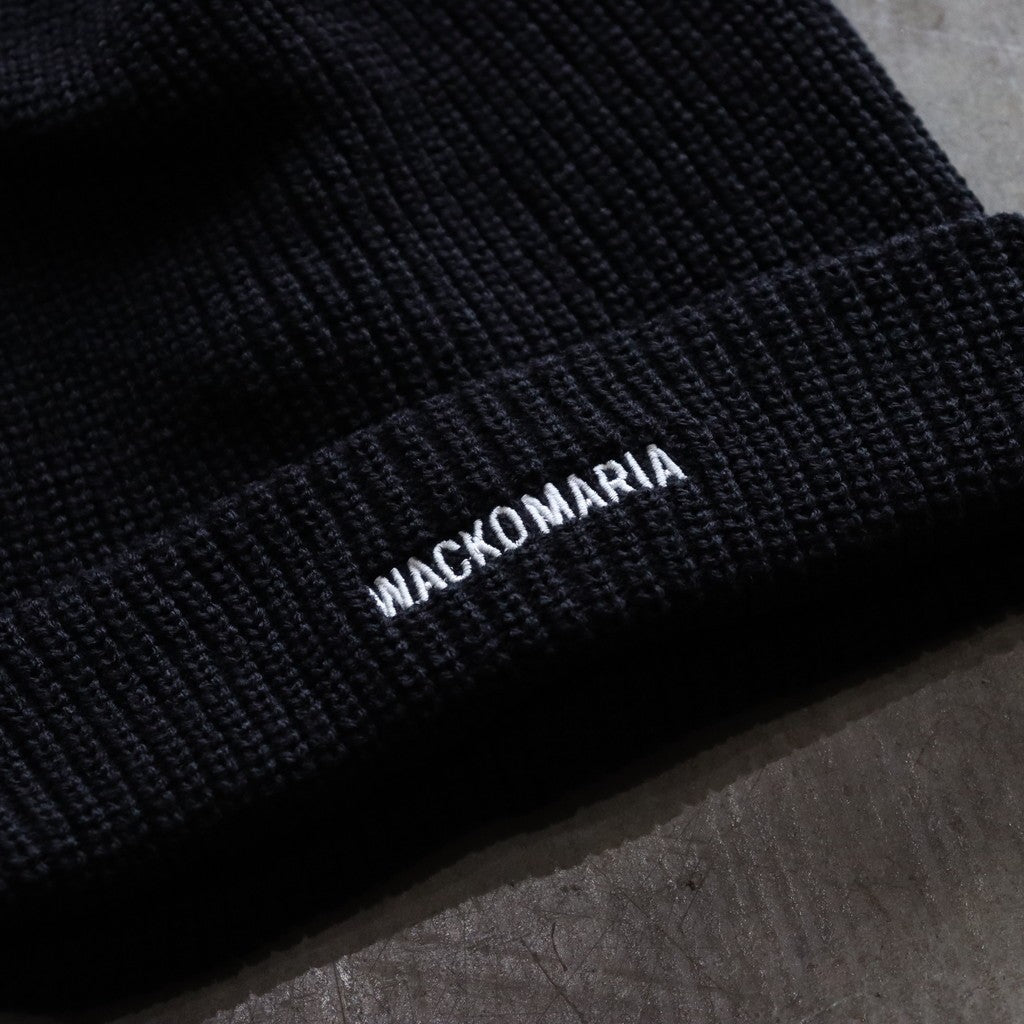 KNIT WATCH CAP (TYPE-1) #BLACK [24FW-WMA-CP04]