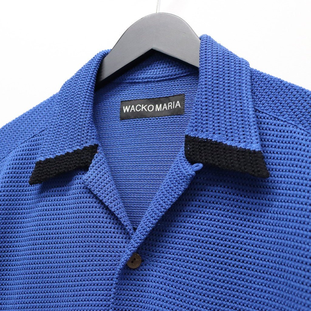 KNIT SHIRT ( TYPE-2 ) #BLUE [26SS-WMK-KN02]