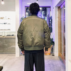 TECH 2WAY MA-1 DOWN JACKET #BROWNKAHKI [BW-40025W]