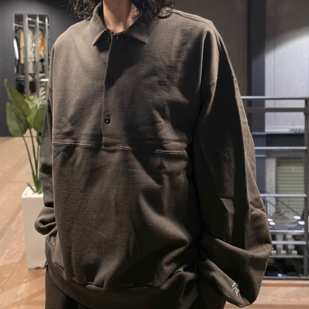 RE SWEAT POLO PO #Charcoal [FSU12242U0001]