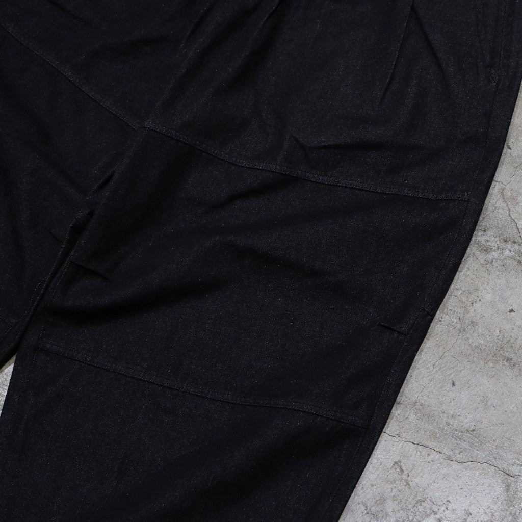 DENIM BALLOON PANTS #BLACK [FW24-B03]